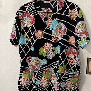 Vintage Silky scrub top.